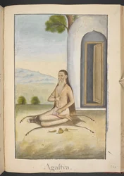 Agastya, egy bölcs, Rama tanácsadója.