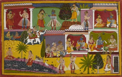Durvasa és a Halál meglátogatja Rāmát, majd Lakṣmaṇa a Sarayu mellett meditál, és Indra a mennybe viszi.