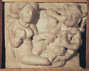 Gynaeceum Scene, Mathura, Uttar Pradesh