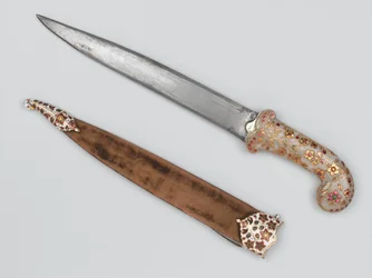 A Tipu Sultanhoz tartozó khanjar, Szeringapatamban fogták, 1799 körül