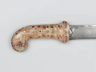 A Tipu Sultanhoz tartozó khanjar, Szeringapatamban fogták, 1799 körül