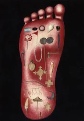 MSS EUR C 116/1 f.193r A Ráma lába, az „Adhyatma Ramayana” hindu eposzból