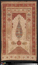 Palampore (ágytakaró), 19. eleje század (Pamut festékkel, festékkel és aranyozással)