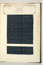 Csíkos Gingham, Palamcottah, Madras, Darabok, az Indiai Textilgyártók Gyűjteményéből, John Forbes Watsontól, 1866-ban megjelent