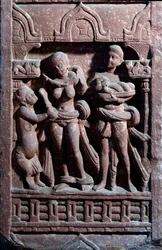 Sundari WC (homokkő szobor)