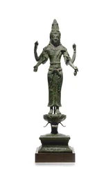 Avalokiteshvara figurája (bronz)