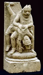 Visnu mint Narasimha (andezit)