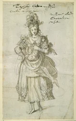 Camilla, 1609 körül (toll és tinta papíron)