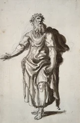 Merlin, 1610 körül (toll és tinta papíron)