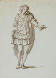 Zephyrus (toll és tinta papíron)