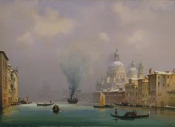 Velence hó alatt, kb. 1840
