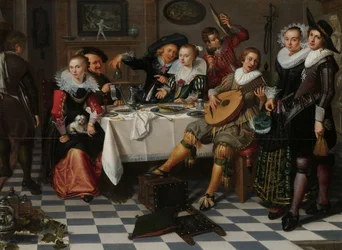 Vidám társaság, 1629