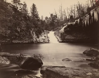 Lula-tó, Upper Falls, Lookout Mountain, Georgia
