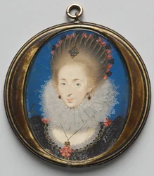 Lucy Russell, Bedford grófnőjének portréja, született Harrington, 1612.