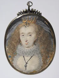 Lucy Russell, Bedford grófnő portréja, szül.: Harrington, c. 1608-1616.