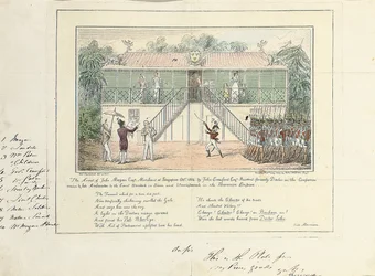 John Morgan letartóztatása, Szingapúr, Merchant, Szingapúr, 1824. október, John Crawford Esq. rezidens, korábban a vállalati szolgálat orvosa, kései bírósági nagykövet, Bangkok, Sziam és Umrapoorah, Burmai Birodalom, 1827. május