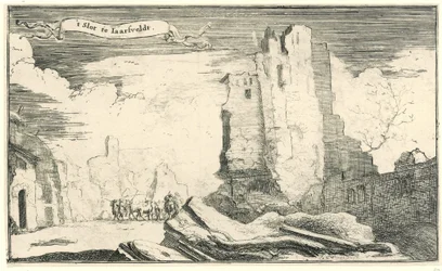 A jaarsveldi kastély, amelyet 1672-ben a franciák romboltak le 