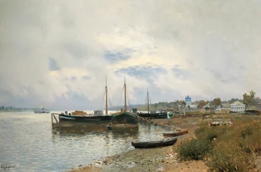 Eső után. Plyos, 1889.