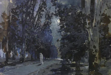 Az árnyékok. Holdfényes éjszaka, 1880-as évek.