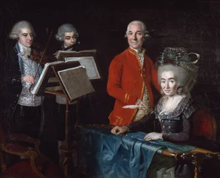 Családi csoport, 1781