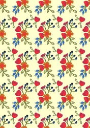 Flora print, 2015 (vágott papír)