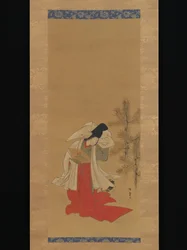 Kurtizán-táncosnő (Shirabyōshi) újévre