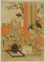 Kakkyo (kínaiul: Guo Ju), a "A gyermeki jámborság huszonnégy példaképének divatos japán változatai (Furyu Yamato nijushiko)" sorozatból.