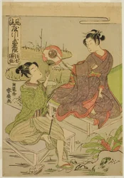 Shingen és Kenshin, a "Harcosok tükre divatos paródiákban (Furyu yatsushi musha kagami)" sorozatból