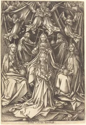 A Szűz megkoronázása, 1490-1500 körül.