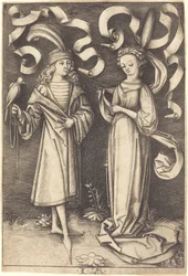 A solymász és nemes hölgy c. 14951503.