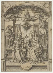 A Szent Család Szent Annával.