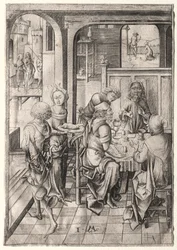 A szenvedély: Vacsora Emmausban.