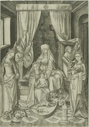 A Madonna Szent Annával, Szent Katalinnal és Szent Barbarával