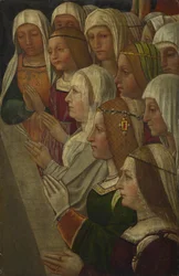 Egy testvéri közösség női tagjai, c. 1500