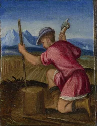 A hónapok munkássága: február, c. 1580