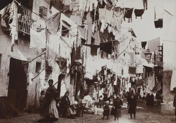 Jellegzetes utca Palermóban, 1920