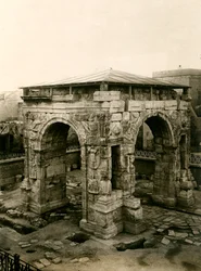 Marcus Aurelius boltív a restaurálás után, Tripoli, Líbia