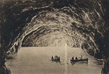 Nápoly: Capri, Grotta Azzurra (f/w fotó)