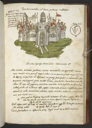 Adja hozzá az MS 17432-t „Joachim of Fiore próféciái és képei a tizenötödik pápáról...” (tinta és szín a papíron)