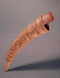Egy olifánt, a Salernói Műhely Szent Sernin kincséből (lásd még: 175919)