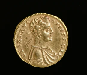 II. Frigyes Augustalis (1198-1250), Szicíliai Királyság és Dél-Olaszország, Messina Pénzverde, 1231-50 (előlap) (arany) (a hátoldalt lásd: 168053)