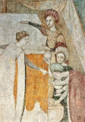 Bicocca degli Arcimboldi: 15. századi freskó, részlet (freskó)