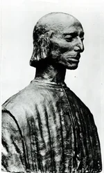 Niccolo Machiavelli (1469-1527) mellszobra