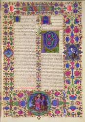 Fol.207r Szent Pál második levele a thesszalonikaiakhoz, a Borso d