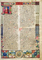 Homlokzat, a Szent Rókó és Szent Miklós laikus céh egyik Mariegolájából