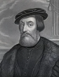 Hernan Cortes, William Holl metszete, 1830 körül