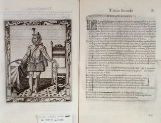 Hogyan táncoljunk kapriolát? A Le Gratie dAmore (Le Grazie dAmore) dupla oldala, Cesare Negri olasz táncostól, Il Trombone (1536-1604) címmel, a táncról szóló szerződés