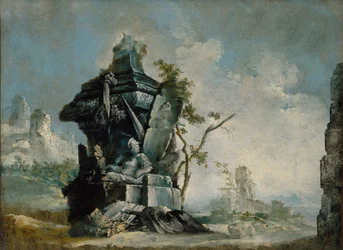 Tájkép (Capriccio), kb. 1780