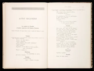 Librettó: Tosca, Giacomo Puccini, Ricordi kiadás, Olaszország