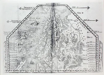 Skandinávia térképe, Olaus Magnus atlaszából